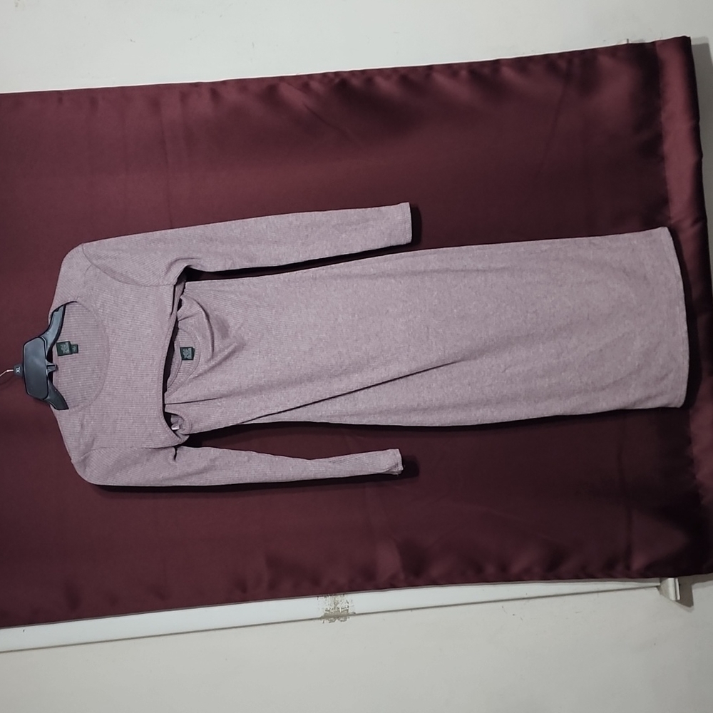 Wild Fable, Light Purple, Long Sleeve Cut-Out Dress, Size Small